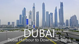 4K Dubai Skyscraper Drive | Dubai Harbour - Sheik Zayed Rd - Downtown Dubai - Ibn Battuta Mall