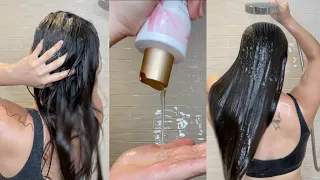 HOW TO WASH YOUR HAIR PROPERLY | Healthy Hair Tips #SHORTS #YouTubePartner