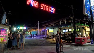 [4K] Walking in Siem Reap - Pub Street at Night