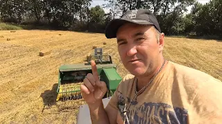 Тюкую в справжнього Фермера (Трактор Т-40АМ - John Deere 342)
