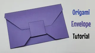 Easy Origami Envelope Tutorial | DIY Paper Envelope