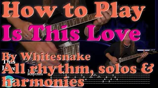 How To Play Is This Love On Guitar