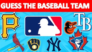 Name The Baseball Team LOGO QUIZ! - ALL MLB TEAMS