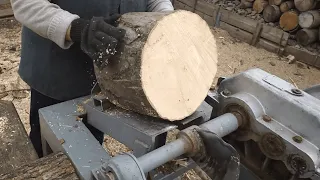 #10 Дровокол редукторний.Wood splitter 220 volt.Homemade Wood Splitter. Girl chopping wood??