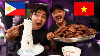 BBQ BATTLE! | Filipino BBQ vs. Vietnam BBQ! Which is BETTER? (Eng Subs)