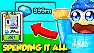 SPENDING 1,000,000,000 DIAMONDS IN PET SIMULATOR 99!