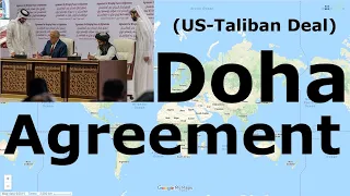 Doha Agreement (US-Taliban Deal) | International Agreement | @narviacademy