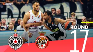 High-scoring finale lifts Partizan over Monaco! | Round 17, Highlights | Turkish Airlines EuroLeague