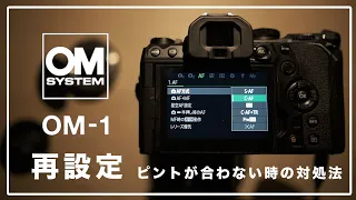 絶対に使ってはいけない？OLYMPUS OM-1の機能〜カメラの再設定とピントが来ない時の対処法〜