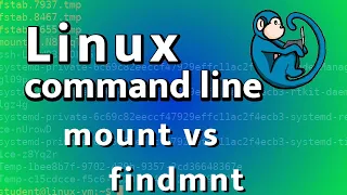 findmnt - find a filesystem.  How this is different than the mount command