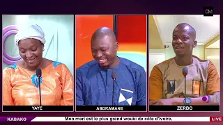 OM LIVE #KABAKO / Mon mari est le plus grand woubi de côte d'Ivoire.