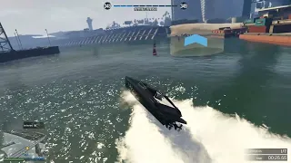 Winning An Almost Lost Boat Race | GTA Online Weird And Fun Boat Race