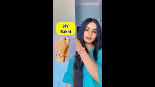 DIY Rakhi 😱(2) #crafteraditi #youtubepartner #shorts #youtubeshorts #diy #diyrakhi @CrafterAditi