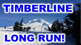 TIMBERLINE SKI AREA:  Top of Magic Mile Lift to bottom of Jeff Flood Lift Mt. HOOD OREGON LONG RUN!