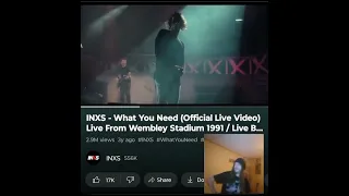 INXS- WHAT YOU NEED(WEMBLEY)  HAD TO CONTINUE THE VIBE 💜🖤  INDEPENDENT ARTIST REACTS