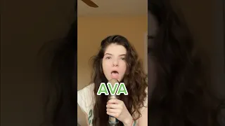 AVA PARODY Pt2 #singer #songwriter #nataliejane #whothefisava #ava #parody