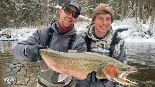 Our First MIDWEST STEELHEAD FISHING Adventure! (Michigan Steel Ep. #1)