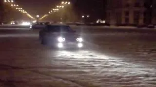 late night drift in bucharest E34 525IX part one E34 drift