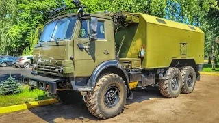 1986 KAMAZ 4310 Russian military track POV-revew