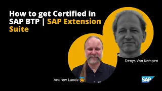 How to get Certified in SAP BTP | SAP Extension Suite