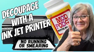 Create Beautiful Decoupage Projects With Your Inkjet Printer - No Mess, No Smudging