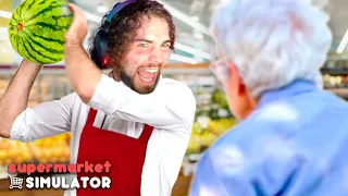 EU VOU-ME PASSAR COM ESTES CLIENTES! - Supermarket Simulator #3