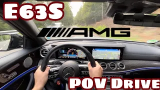 2021 Mercedes E63S AMG FIRST POV Drive by DriveMaTe