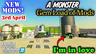 A Monster Gem Load of Mods | FS22 Mod Review Console | 3nd April 2024