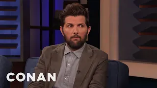 Adam Scott Always Looks Pissed | CONAN on TBS