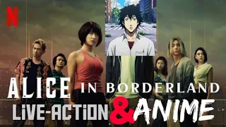 Alice in Borderland | Live-action & anime comparison | Tag game scene