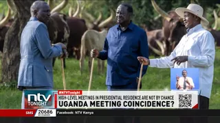 Raila claims he coincidentally bumped into President Ruto in Museveni's private property in Uganda
