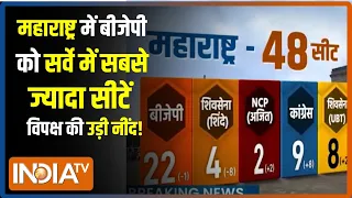 Lok Sabha Election Survey: महाराष्ट्र में BJP को कितनी सीटें मिलेगी ? | INDIA TV-CNX | Breaking News
