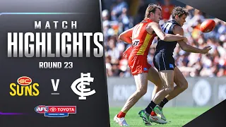 Gold Coast v Carlton Highlights | Round 23, 2023 | AFL