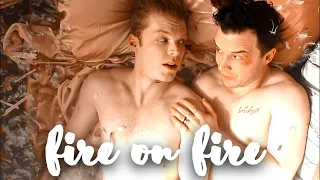 Ian & Mickey-Fire on fire{10x12}