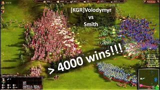 У нього понад 4000 перемог! 1vs1 Cossacks 3 10 pt PvP games | Дуель у грі козаки 3 на опції 10 пт