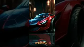 Superheroes but super cars 💥All Characters #avengers #shorts #marvel #dc #super #car #viral #fyp