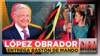 Sheinbaum recibe de manos del presidente López Obrador el bastón de mando | Ciro Gómez Leyva