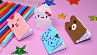 DIY Kawaii Мини Блокнотик из бумаги своими руками