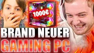 🥵💸1000€ GAMING PC GESCHENKT! - KLEINER Junge bekommt GAMING PC KOSTENLOS in Fortnite