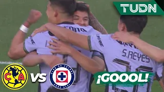 ¡GOL DE VESTIDOR! Illian hace el primero | América 1-0 Cruz Azul | Amistoso 2024 | TUDN