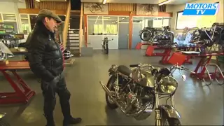 Florent Pagny restaure des motos anciennes