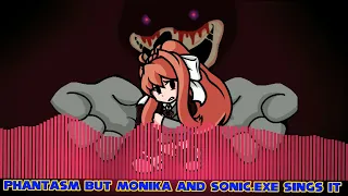 Phantasm but Monika and Sonic.exe sings it | FNF Chaos Nightmare