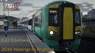 2G55 Hastings to Brighton (via Eastbourne) - East Coastway - Class 377 - Train Sim World 2020