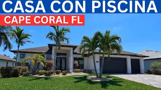 Impresionante Casa con Piscina en Venta en el Suroeste de Cape Coral Florida | vivir en cape coral