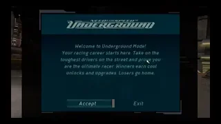 Need For Speed Underground (PC) - Prologue & First Race