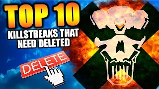 Top 10 "KILLSTREAKS THAT NEED DELETED" from COD HISTORY (Top Ten) Call of Duty | Chaos