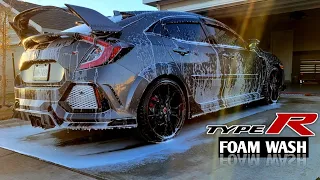 Car Detailing Type R (FK8) | Satisfying & with a little ASMR touch!!