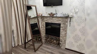 Making floor mirror - Изготовление напольного зеркала