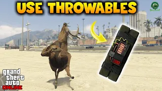 NEW How To Use Throwables as Peyote Plant Animal! | GTA Online - Peyote Plants Are Fun!