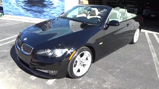 2007 BMW 335i convertible test drive at Laguna Classic Cars, Laguna Beach, Ca